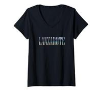 Mujer Lanzarote Canarias Islas Canarias España Camiseta Cuello V
