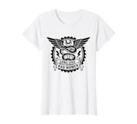 Mujer Larga Vida a Las Malas Mujeres Motorista Motociclista Humor Camiseta