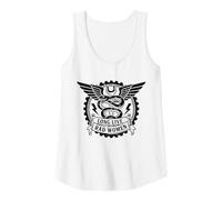 Mujer Larga Vida a Las Malas Mujeres Motorista Motociclista Humor Camiseta sin Mangas