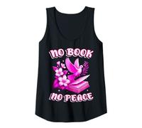 Mujer Las Chicas CALMAS LEEN Libros - NO Caos con UNA Buena Historia Camiseta sin Mangas