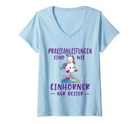 Mujer Las guías prácticas son como unicornios guía práctica Camiseta Cuello V