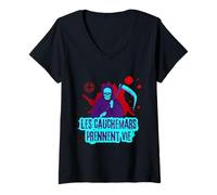 Mujer Las pesadillas cobran vida Frase V5.0 Camiseta Cuello V