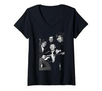 Mujer Las Sombras Hank Marvin Apache Era 1968 Camiseta Cuello V