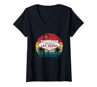 Mujer Las Vegas Tshirt Men Mujeres Las Vegas Baby Souvenir Camiseta Cuello V