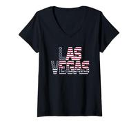 Mujer Las Vegas Tshirt Men Mujeres Las Vegas Baby Souvenir Camiseta Cuello V