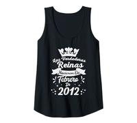 Mujer Las Verdaderas Reinas Nacieron en Febrero de 2012-14 Años Camiseta sin Mangas