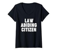 Mujer Law Abiding Citizen Camiseta Cuello V