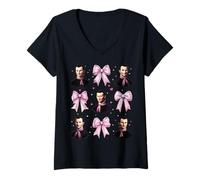 Mujer Lazo de coqueta Machiavelli The Prince Girl, rosa Camiseta Cuello V