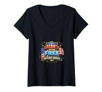 Mujer Legado de los 250 años Libres Camiseta Cuello V