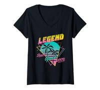 Mujer Legend Since April 2002 Camiseta Cuello V