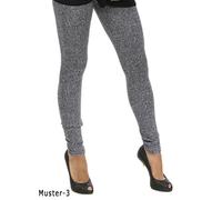 Mujer Leggings Largo Cintura Alta Pantalón Patrón Stretch Peinada Algodón