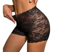 Mujer Lencería de Encaje Ropa de dormir Ropa de dormir Pantalones cortos transparentes Efecto seducción Lencería Arte de seducción Sensualidad Colección de lencería tentadora Ropa de lencería