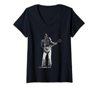 Mujer Lenny Kravitz Live Let Love Rule 1990 Rock Camiseta Cuello V