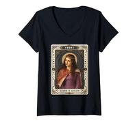 Mujer Leonor De Aquitania Francia Camiseta Cuello V
