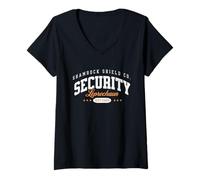 Mujer Leprechaun Security Funny St Patricks Irish Shamrock Lucky Camiseta Cuello V