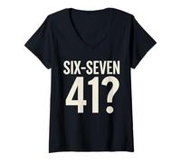 Mujer Let's Get Sendy 67 Six Seven 7endy 6 7endy 67 Meme Funny 41 Camiseta Cuello V