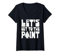 Mujer Let's Get To The Point Camiseta Cuello V