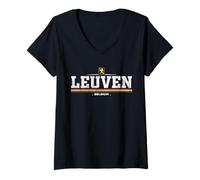 Mujer Leuven Belgium Camiseta Cuello V