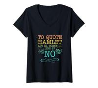 Mujer Ley de Hamlet III, Escena III, línea 87 - NO Camiseta Cuello V