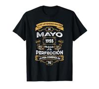 Mujer Leyendas Mayo 1955 Hombre Mujer 70 Años Cumpleaños Camiseta