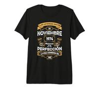 Mujer Leyendas Noviembre 1974 Hombre Mujer 50 Años Cumpleaño Camiseta Premium