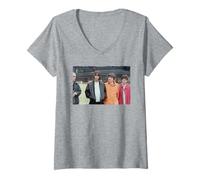 Mujer Liam & Noel Gallagher Oasis Band en Knebworth 1996 Camiseta Cuello V
