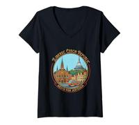 Mujer Liberec República Checa Viaje Souvenir City Gift Camiseta Cuello V