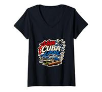 Mujer Libertad vuelve a Hacer Grande a Cuba Mapa Política Libertad Libertad Camiseta Cuello V