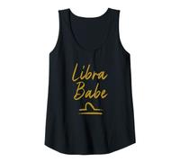 Mujer Libra Babe Signo Estelar Cumpleaños Septiembre 23 - Octubre 22 Camiseta sin Mangas