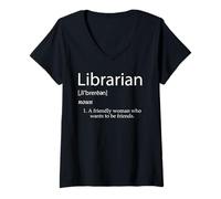 Mujer Librarian Definition Top Library Costume For Cute Librarians Camiseta Cuello V