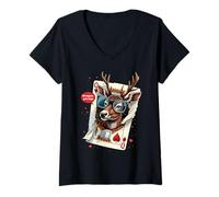 Mujer Life Happens, Poker Helps Casino Cartas Camiseta Cuello V