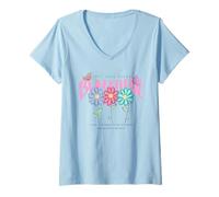 Mujer Life is a Beautiful Garden Cool Illustration Graphic Designs Camiseta Cuello V