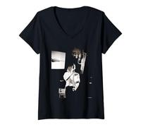 Mujer Liga Humana Phil Oakey Travelogue Tour por Martin O'Neill Camiseta Cuello V