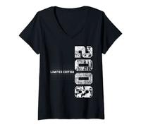 Mujer Limited Edition 2008 Year Of Birth Birthday 2008 Camiseta Cuello V