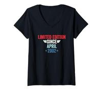 Mujer Limited Edition Since April 2002 Camiseta Cuello V