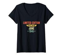 Mujer Limited Edition Since June 1946 Camiseta Cuello V