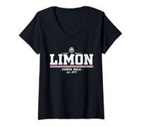 Mujer Limon Costa Rica Camiseta Cuello V