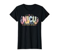 Mujer Linda Enfermera de la UCIN Pacientes pequeños Olas Cuidado del vivero Camiseta