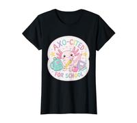 Mujer Lindo Axolotl Regreso a la Escuela Pastel Estudi Camiseta gráfica económica