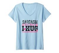 Mujer Lindo corazón de flores de It's How I Roll Camiseta Cuello V