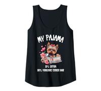 Mujer Lindo Yorkshire Terrier - Divertido diseño de perro para los amantes de las mascotas Camiseta sin Mangas