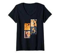 Mujer LingOrm El Secreto de Nosotros | Arte de Collage de Fotos Thai GL Camiseta Cuello V