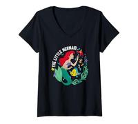 Mujer Little Mermaid Under The Sea Camiseta Cuello V