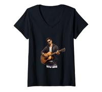 Mujer Live Loud Play Orgulloso Camiseta Cuello V
