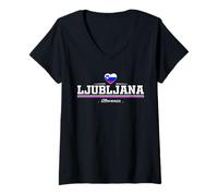 Mujer Ljubljana Slovenia Camiseta Cuello V