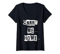 Mujer Llevame a casa Camiseta Cuello V