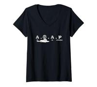Mujer Lo Antes Posible, Tan Perezoso como Sea Posible, emparejar a la Hermana Gemela de una Mejor Amiga Camiseta Cuello V