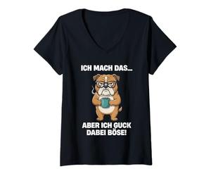 Mujer Lo Estoy Haciendo Pero Estoy Viendo un Perro Malo Camiseta Cuello V