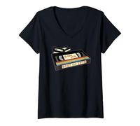 Mujer Lo Mejor de 1978 43 cumpleaños Regalo VHS película Cinta Vintage Retro Camiseta Cuello V