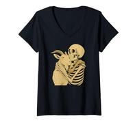 Mujer Lo Siento, no Puedo. Mi Schipperke me Necesita en casa. Camiseta Cuello V